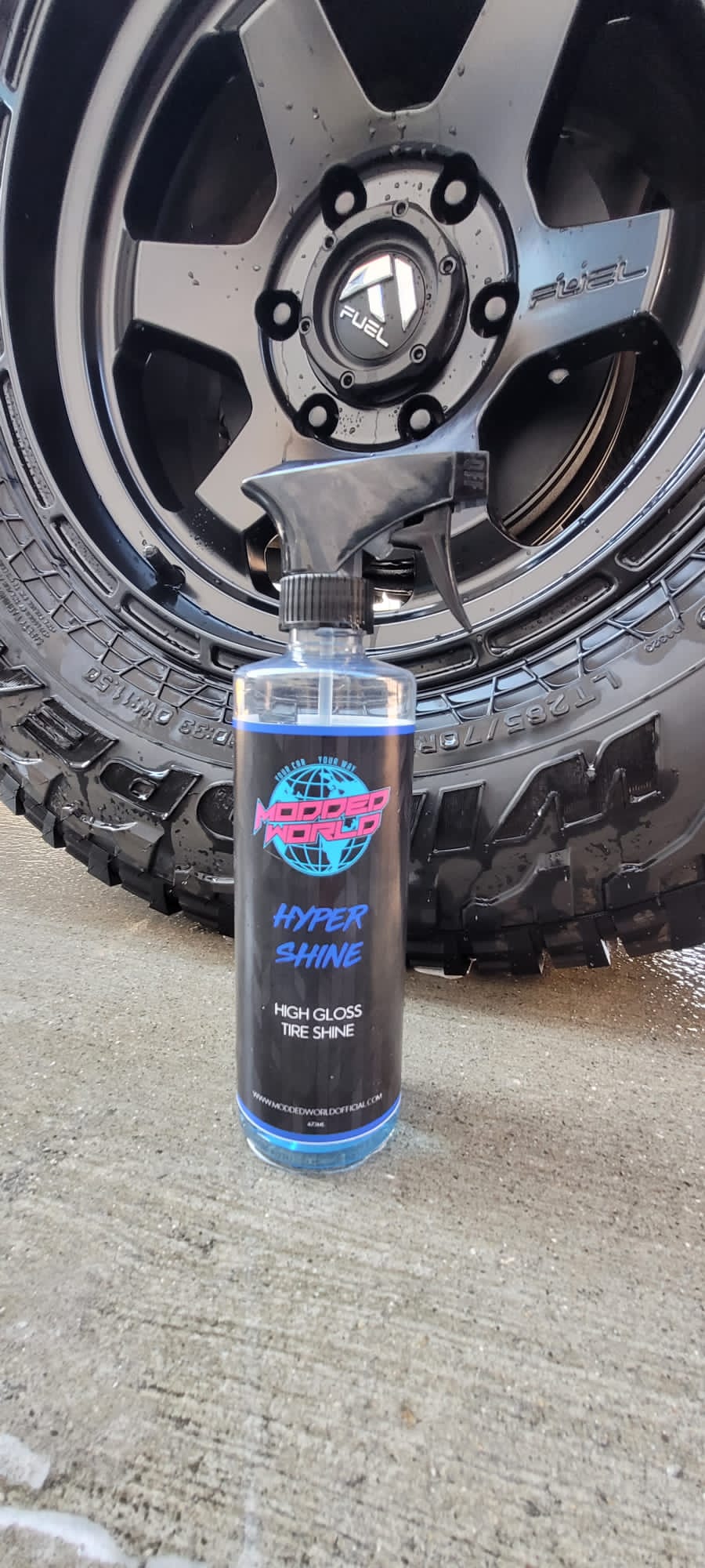 Cover All Professional High Gloss Tire Shine & Waterless Wash